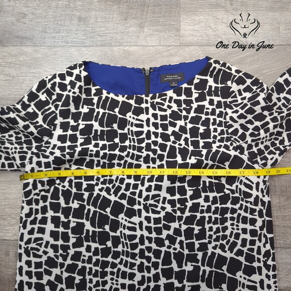 Tahari Long Sleeve Mini Dress Size 6 - Picture 5 of 7